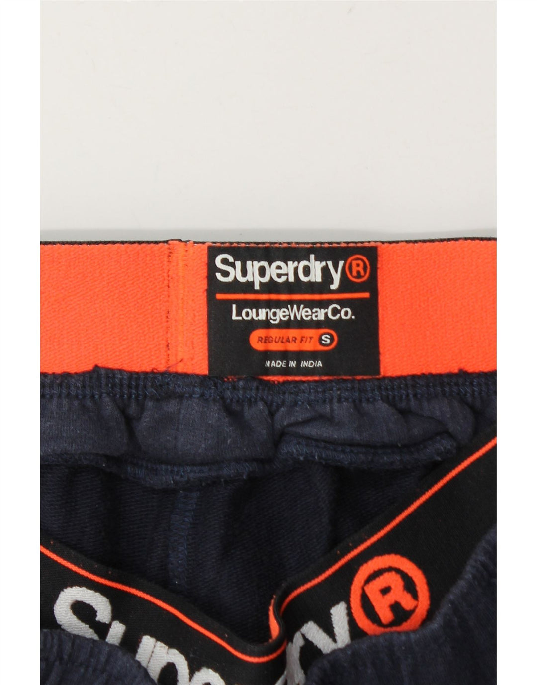 Superdry Mens Regular Fit Sport Shorts Small  Navy Blue