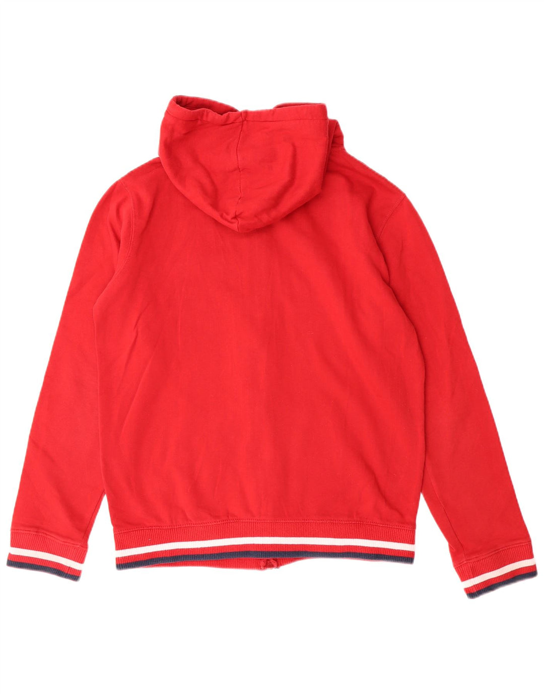 Lotto Mens Graphic Zip Hoodie Sweater Small Red Cotton