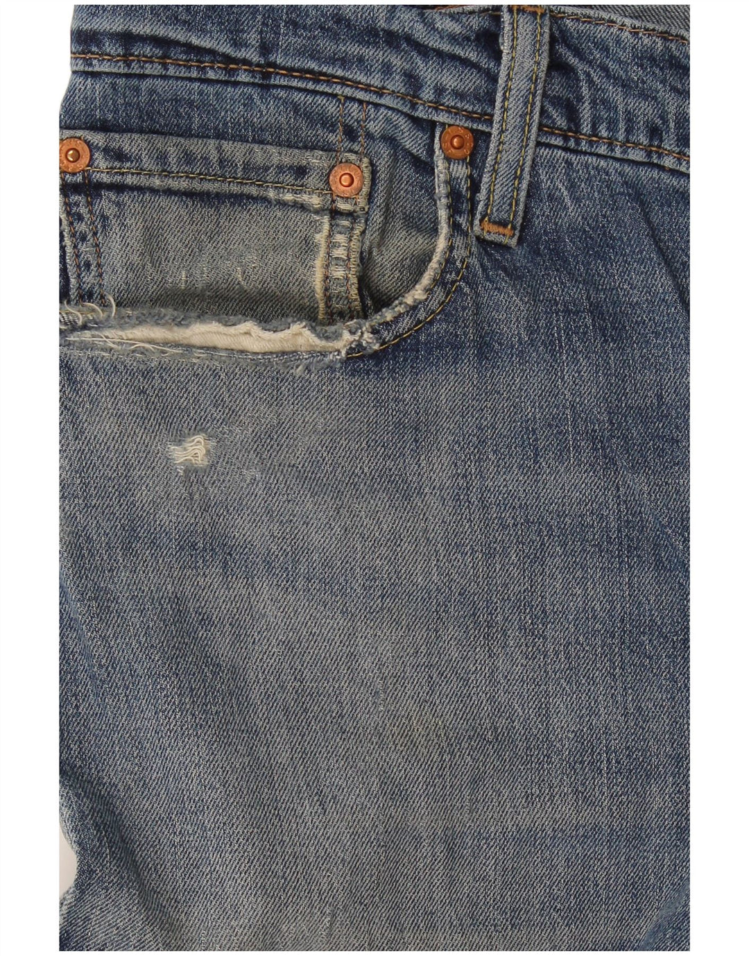 Levi's Mens 512 Slim Tapered Jeans W32 L30 Blue Cotton