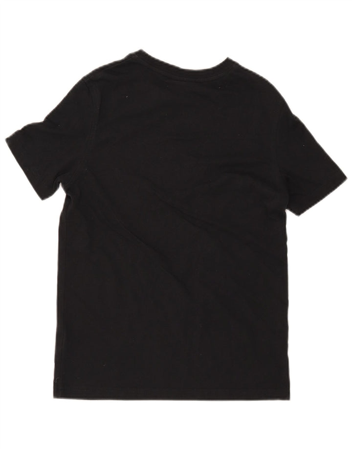 CANTERBURY Boys Graphic T-Shirt Top 11-12 Years Black Cotton