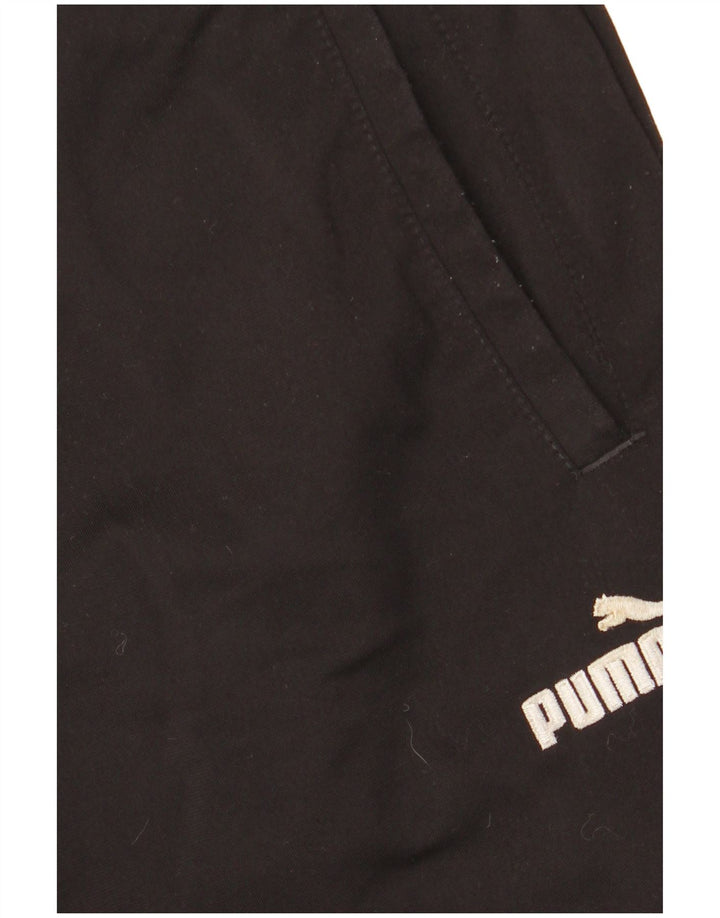 Puma Mens Tracksuit Trousers Joggers Small  Black