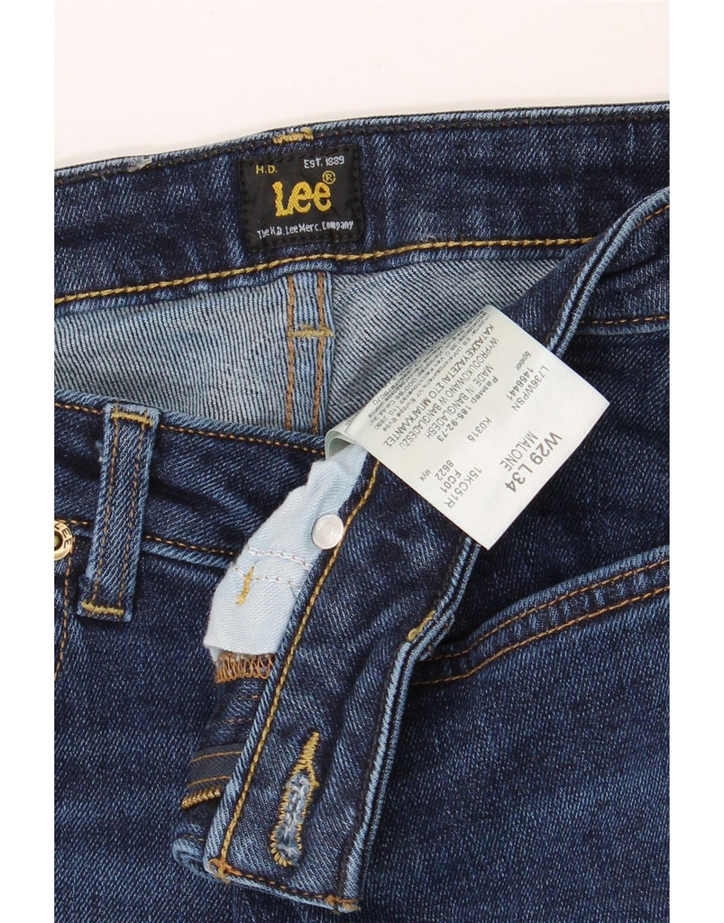LEE Womens Malone Skinny Jeans W29 L34 Navy Blue Cotton Vintage Lee and Second-Hand Lee from Messina Hembry 