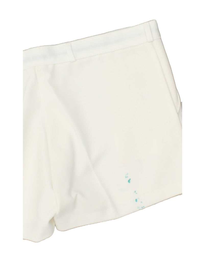 MAIER Mens Sport Shorts W36 Large White Polyester Vintage Maier and Second-Hand Maier from Messina Hembry 