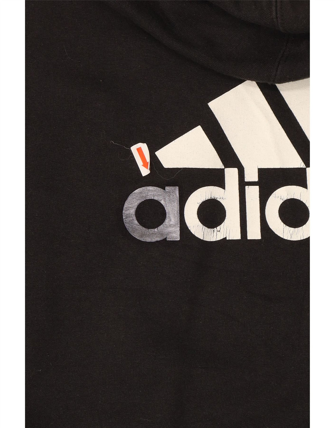 ADIDAS Mens Graphic Hoodie Jumper Medium Black Cotton Vintage Adidas and Second-Hand Adidas from Messina Hembry 