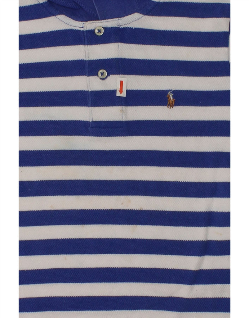 POLO RALPH LAUREN Boys Polo Shirt 3-4 Years Blue Striped Cotton | Vintage Polo Ralph Lauren | Thrift | Second-Hand Polo Ralph Lauren | Used Clothing | Messina Hembry 