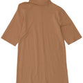 Zara Womens 1/2 Sleeve Shift Dress UK 8 Small Beige