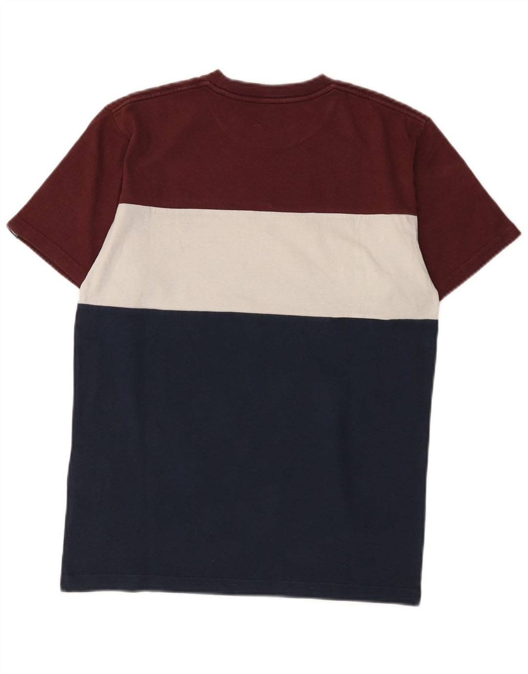 Vans Mens Graphic T-Shirt Top Small Multicoloured Colourblock Cotton
