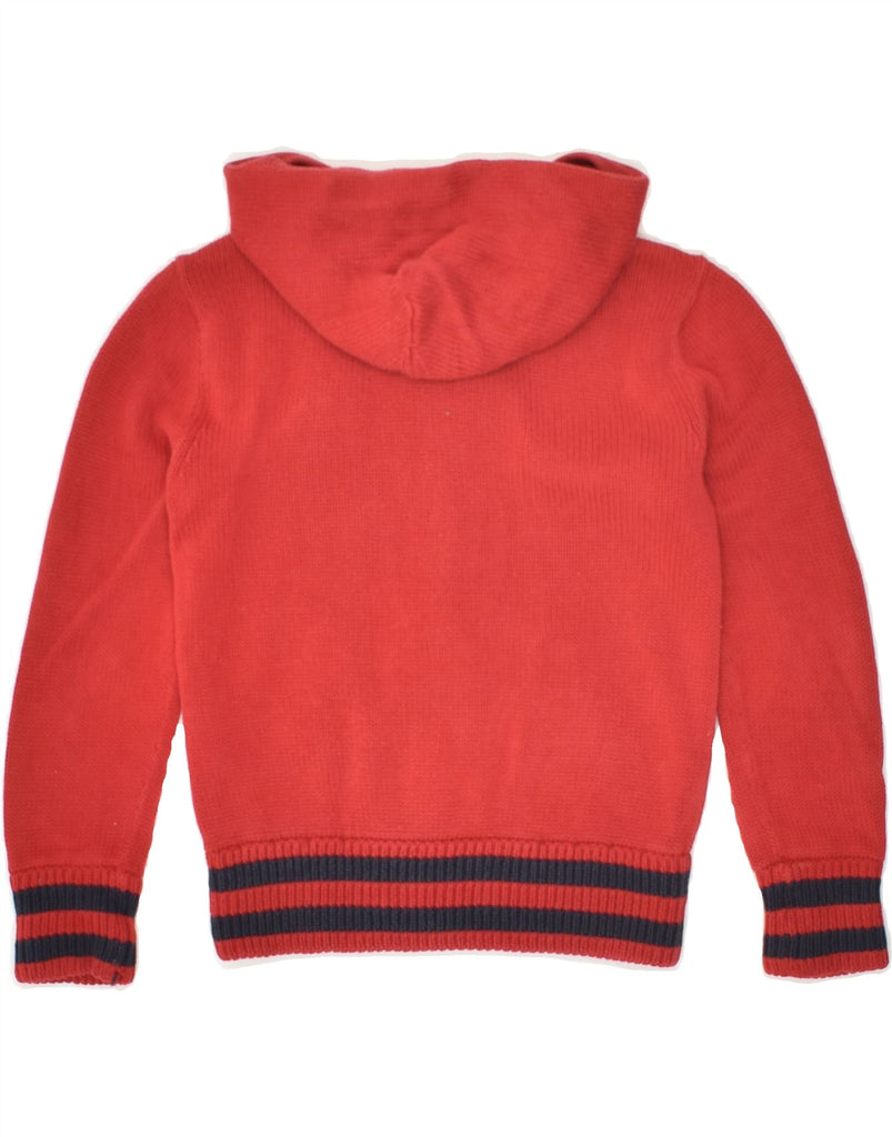 POLO RALPH LAUREN Boys Hooded Cardigan Sweater 3-4 Years Red Cotton | Vintage Polo Ralph Lauren | Thrift | Second-Hand Polo Ralph Lauren | Used Clothing | Messina Hembry 