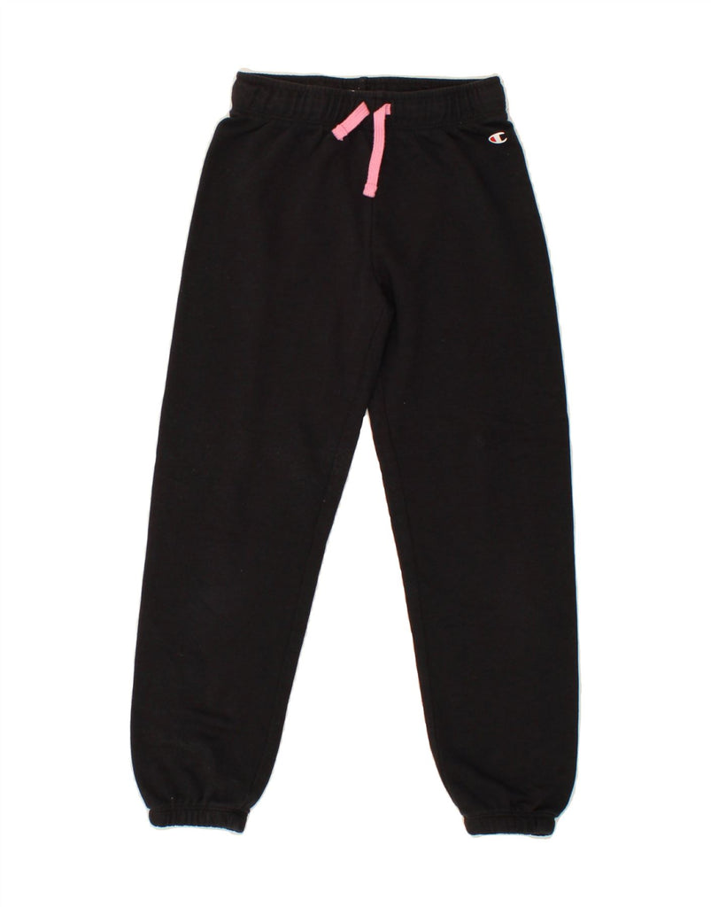 CHAMPION Girls Tracksuit Trousers Joggers 9-10 Years Medium Black | Vintage Champion | Thrift | Second-Hand Champion | Used Clothing | Messina Hembry 