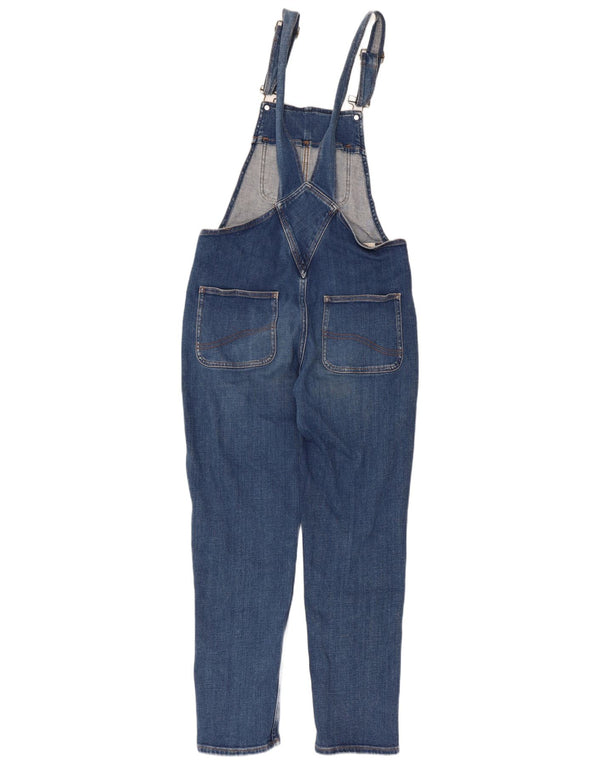 Fat Face Womens Lewes Dungarees Slim Jeans UK 8 Small W28 L27 Blue Cotton
