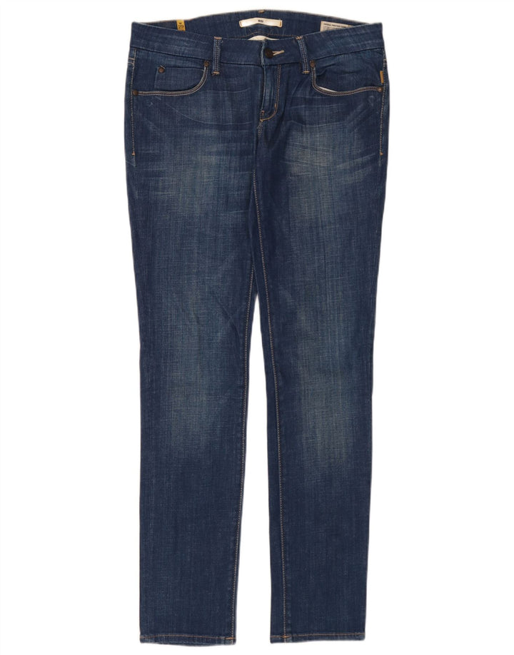 Meltin' Pot Womens Mika Slim Jeans W29 L32 Blue Cotton