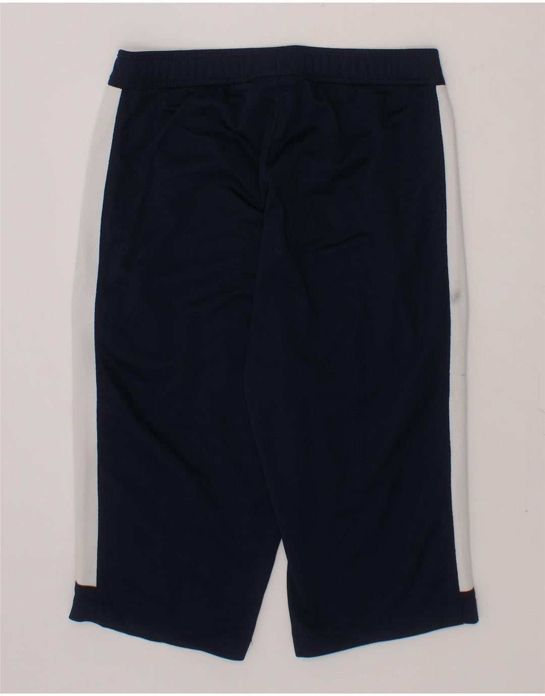 NIKE Boys Dri Fit Bermuda Sport Shorts 8-9 Years Small Navy Blue Vintage Nike and Second-Hand Nike from Messina Hembry 