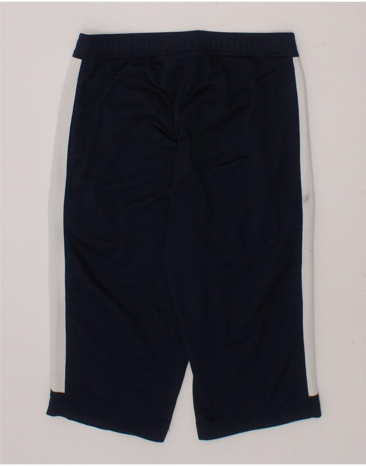 NIKE Boys Dri Fit Bermuda Sport Shorts 8-9 Years Small Navy Blue Vintage Nike and Second-Hand Nike from Messina Hembry 