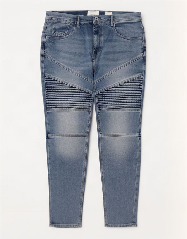 Zara Mens Tapered Jeans EU 44 Large W34 L28 Blue Cotton