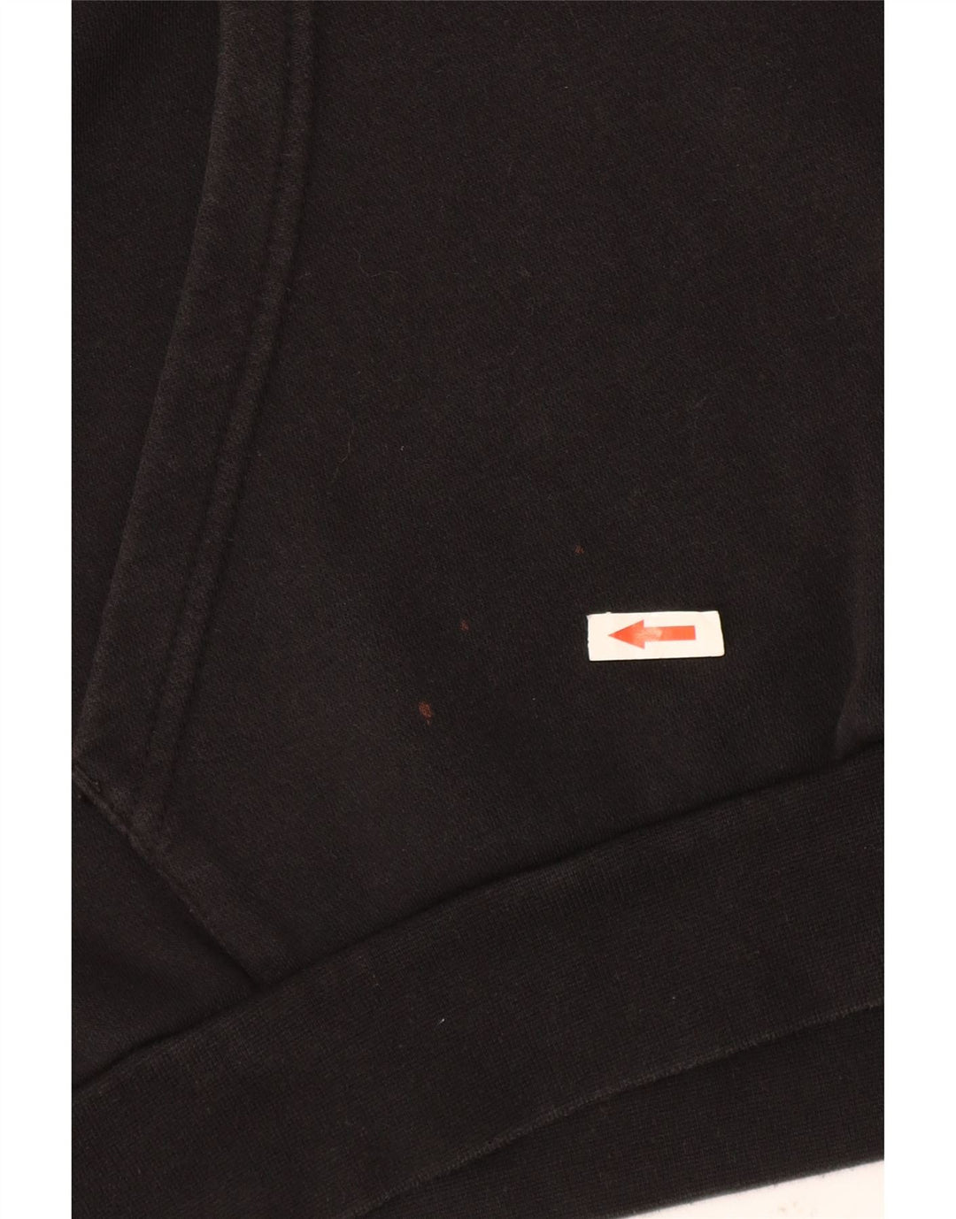 Adidas Mens Hoodie Jumper Medium Black Cotton