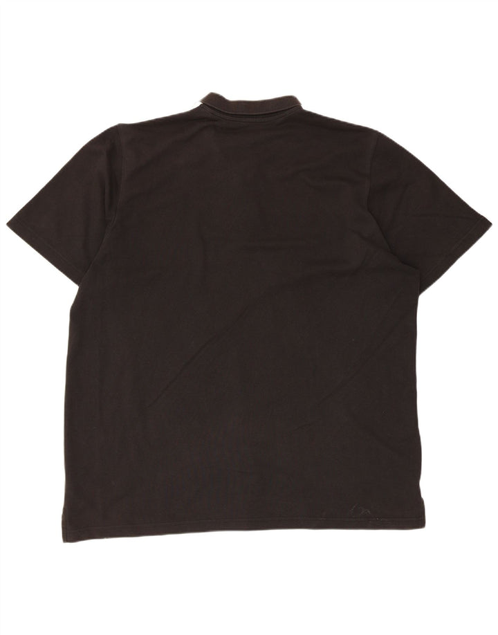 Adidas Mens Polo Shirt XL Black Cotton