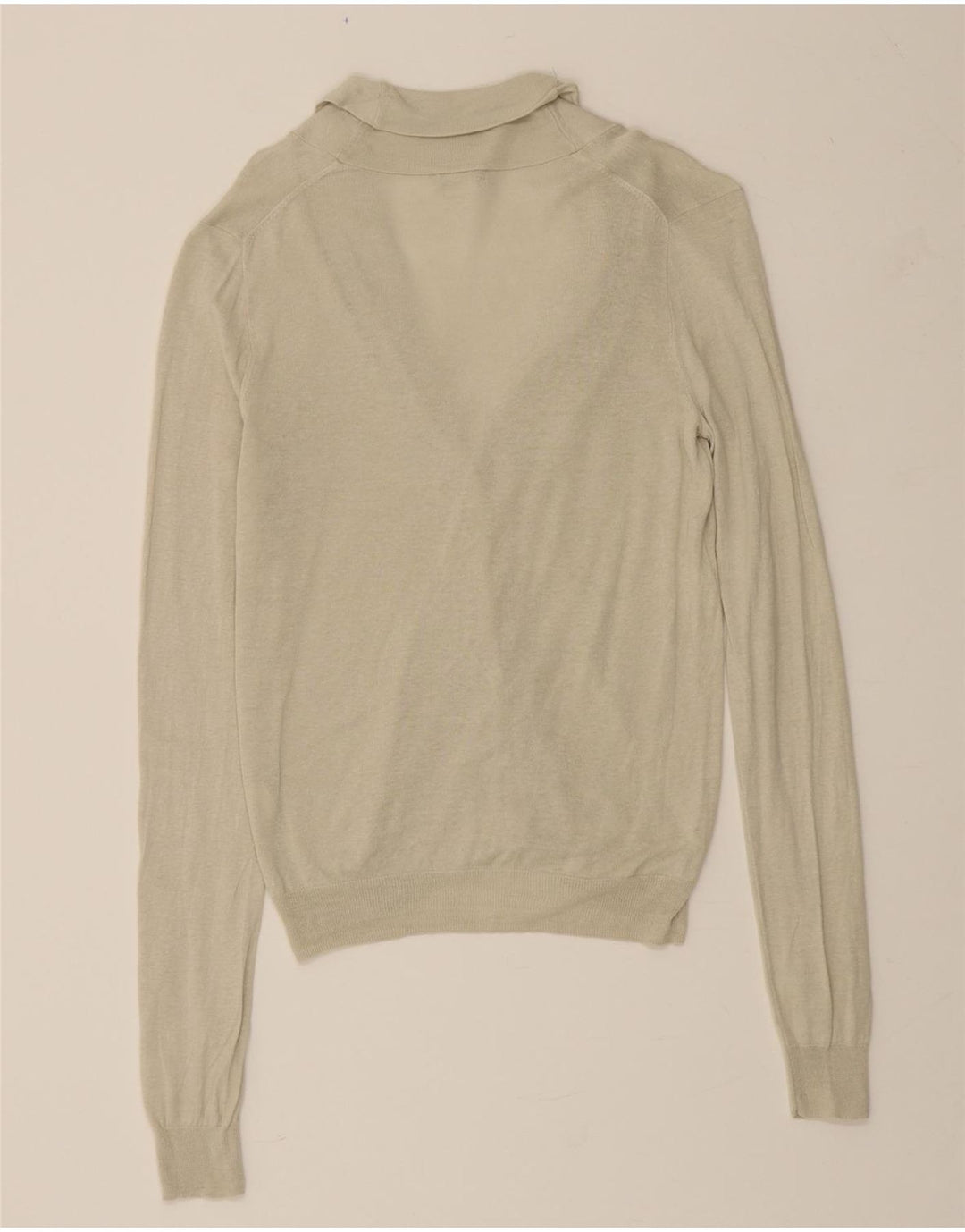 J. CREW Womens Cardigan Sweater UK 10 Small Grey Silk Vintage J. Crew and Second-Hand J. Crew from Messina Hembry 