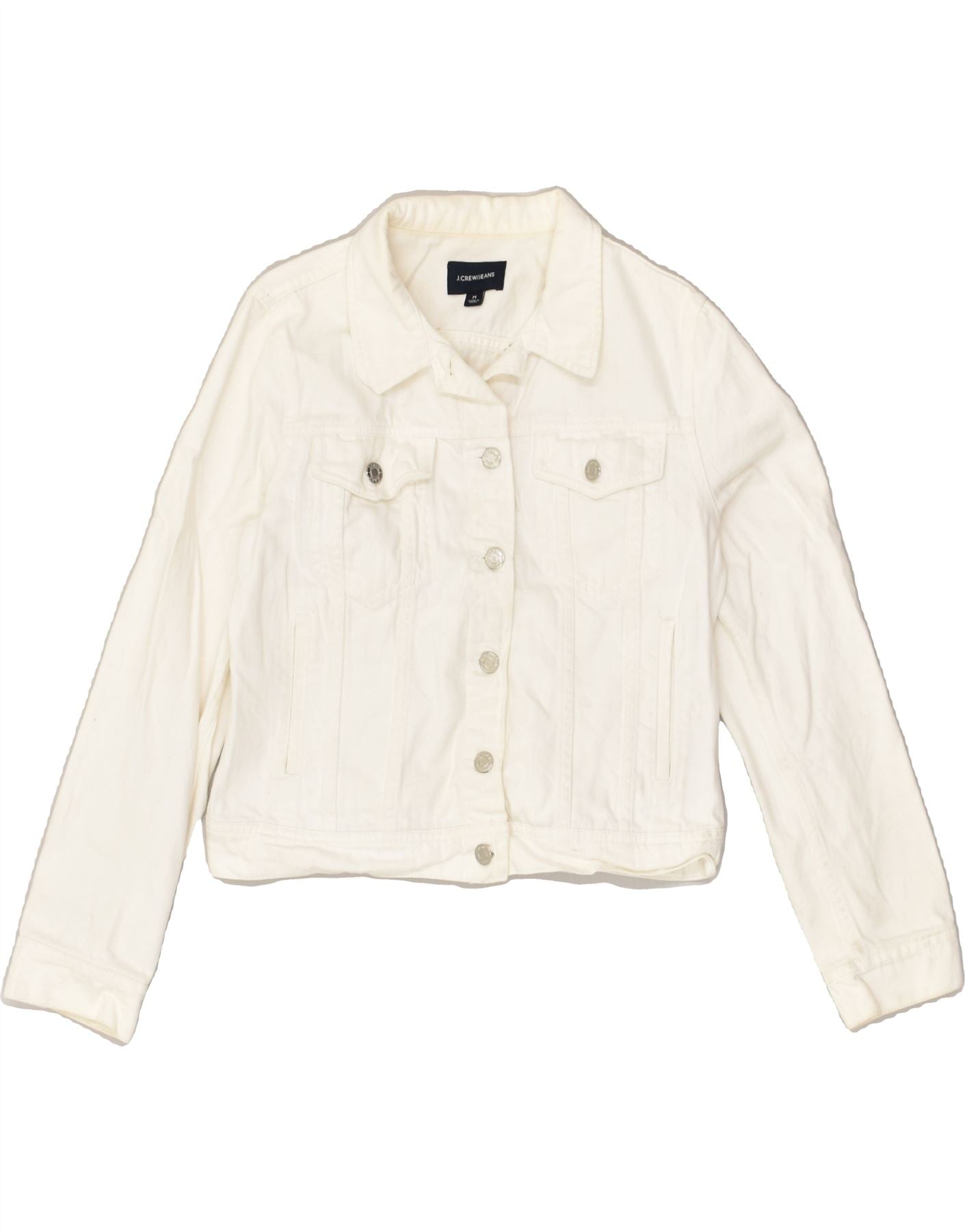 J. Crew Factory | Jackets & Coats | Newj Crew Classic White Denim Jacket  Size Xsmall | Poshmark