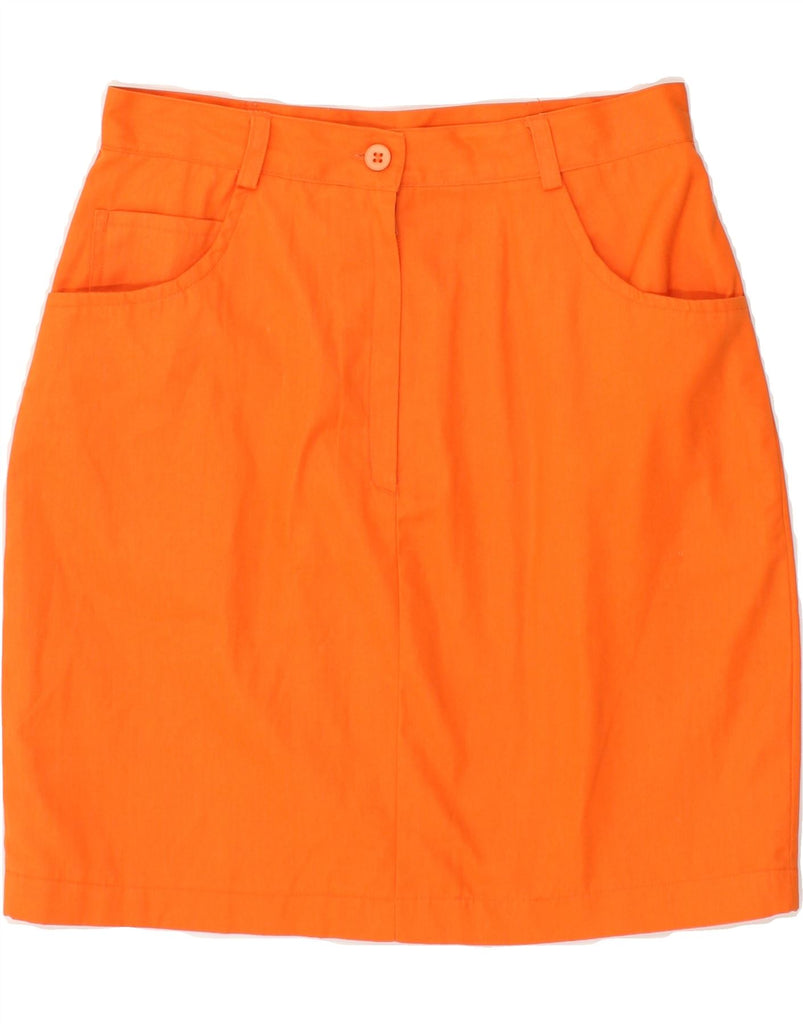 BALLOON Womens Pencil Skirt IT 42 Medium W26  Orange | Vintage Balloon | Thrift | Second-Hand Balloon | Used Clothing | Messina Hembry 