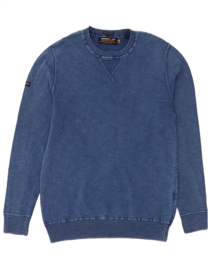 Superdry Mens Sweatshirt Jumper Small Blue