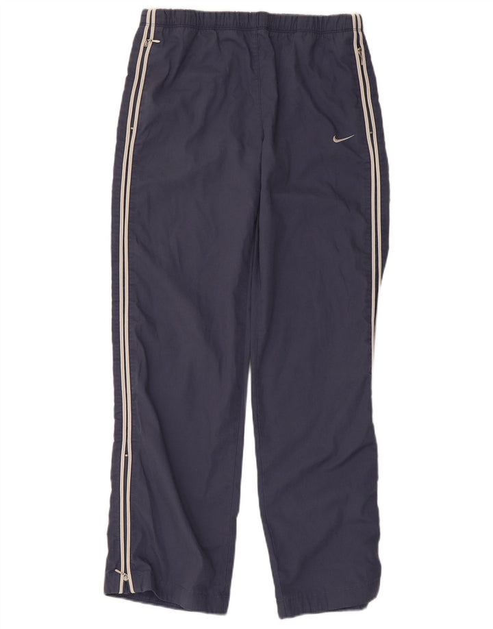 NIKE Womens Tracksuit Trousers UK 6/8 XS  Navy Blue Polyester