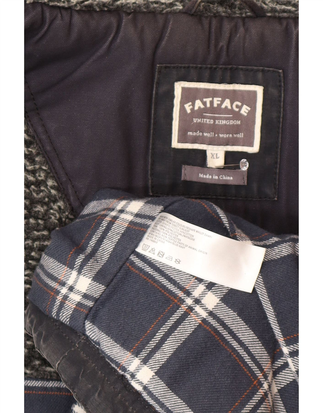 Fat Face Mens Padded Gilet UK 42 XL Navy Blue Polyester