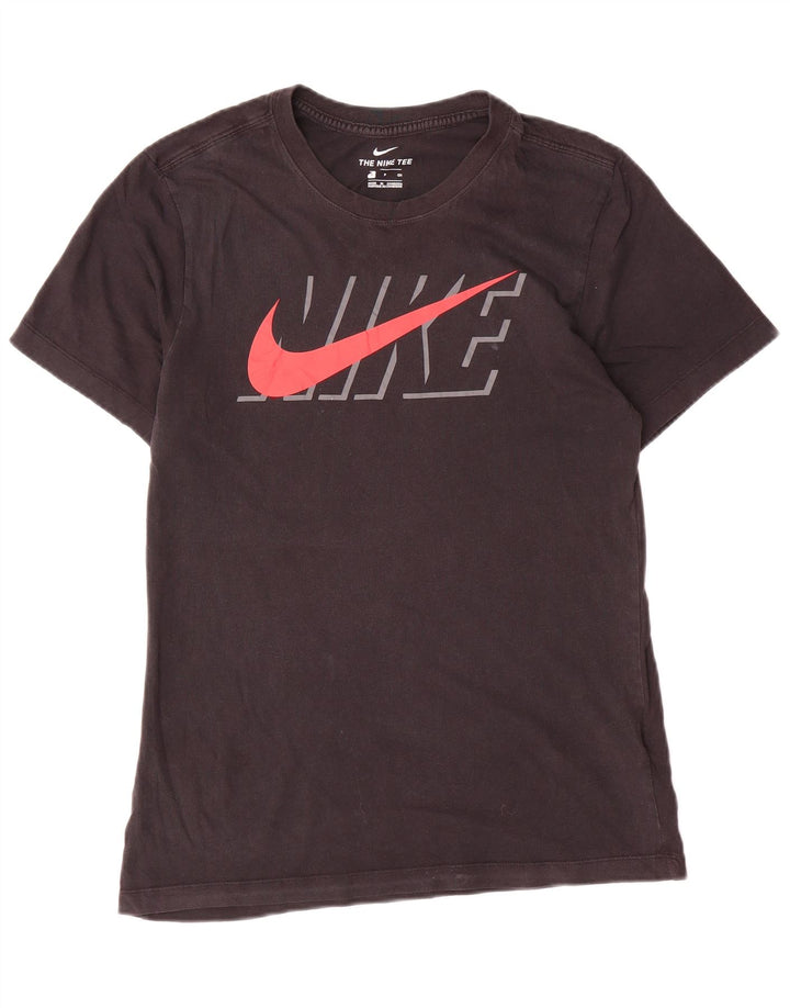 Nike Mens Graphic T-Shirt Top Small Black Cotton