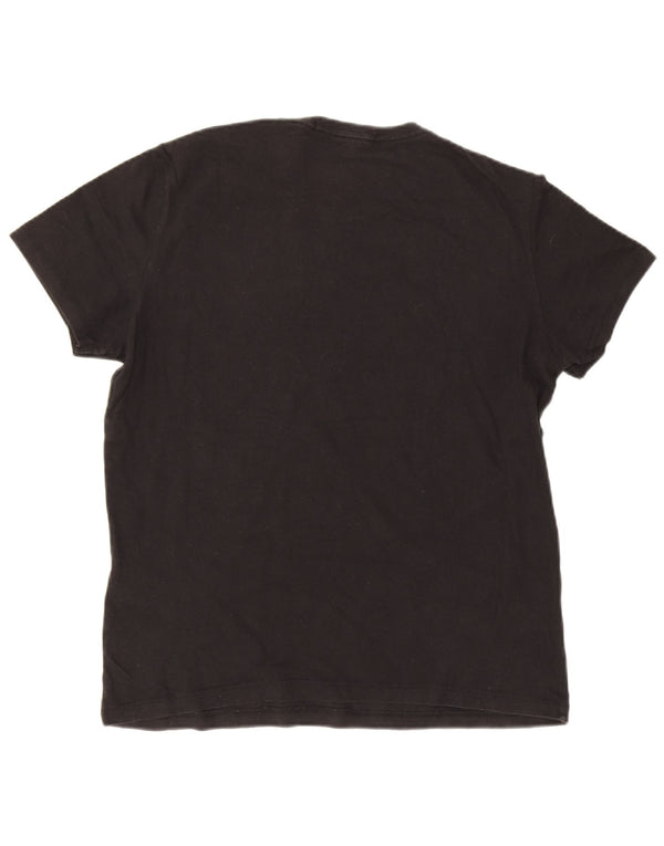 Calvin Klein Jeans Mens Graphic T-Shirt Top Medium Black Cotton