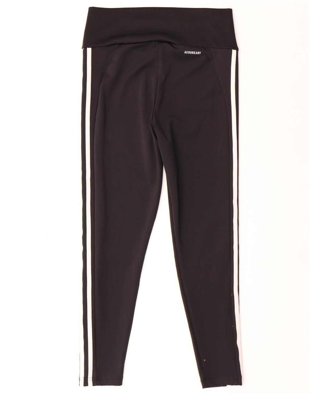 ADIDAS Womens Aeroready Leggings UK 12/14 Medium  Black Polyester