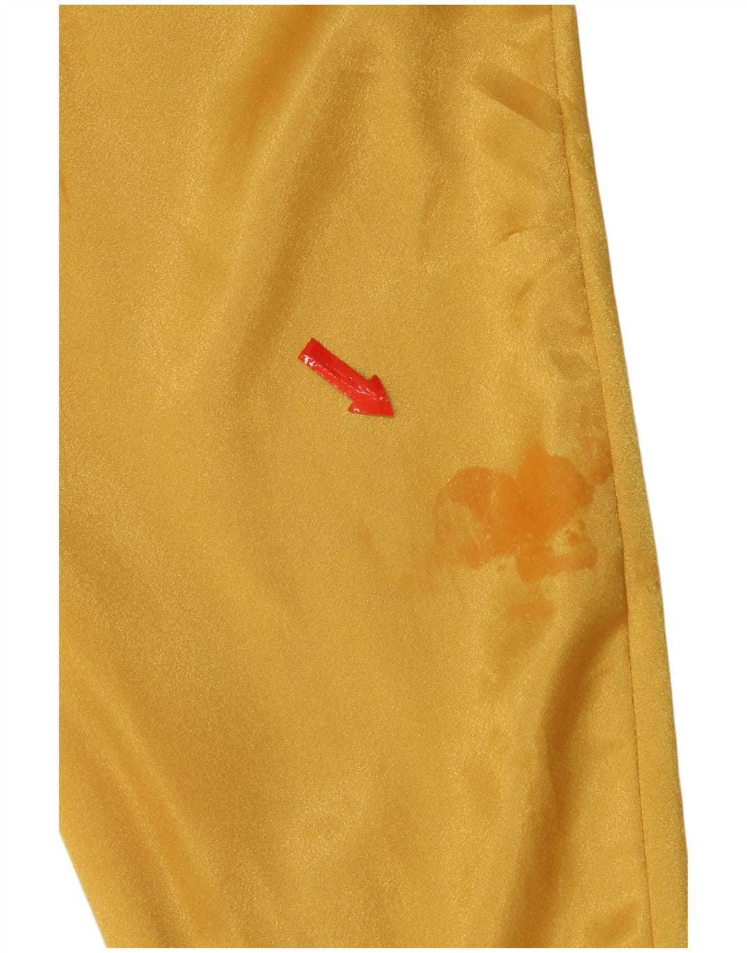 Benetton Womens Shirt Blouse IT 46 Large Yellow Polyester