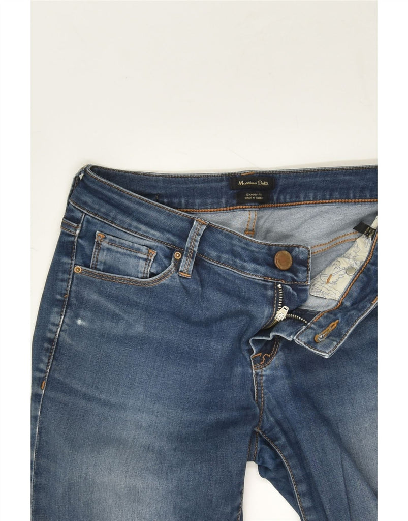 MASSIMO DUTTI Womens Skinny Jeans US 4 Small W27 L30 Blue | Vintage Massimo Dutti | Thrift | Second-Hand Massimo Dutti | Used Clothing | Messina Hembry 