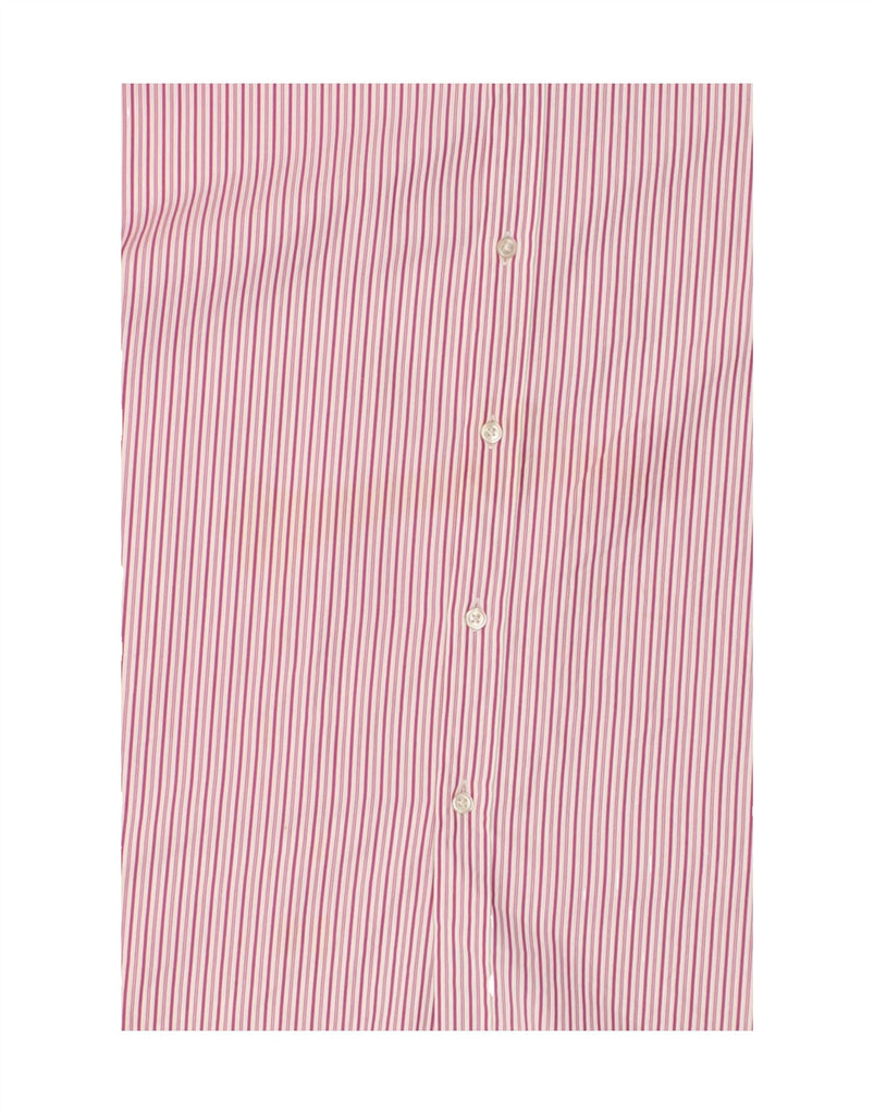 HUGO BOSS Mens Regular Fit Shirt Size 16 1/2 42 Large Pink Pinstripe | Vintage Hugo Boss | Thrift | Second-Hand Hugo Boss | Used Clothing | Messina Hembry 