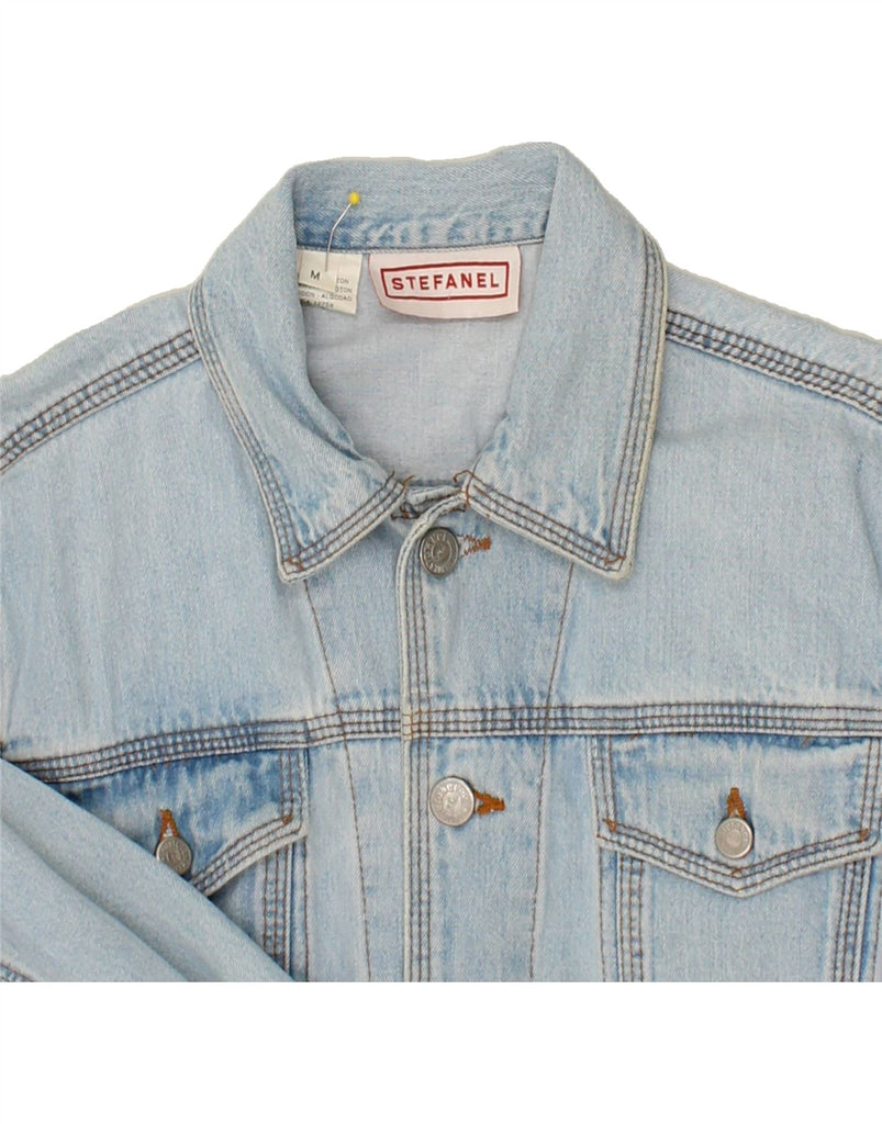 STEFANEL Boys Denim Jacket 10-11 Years Medium Blue Cotton | Vintage Stefanel | Thrift | Second-Hand Stefanel | Used Clothing | Messina Hembry 