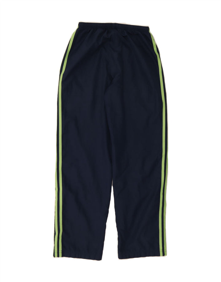 ADIDAS Boys Tracksuit Trousers 13-14 Years Small Navy Blue Polyester Vintage Adidas and Second-Hand Adidas from Messina Hembry 