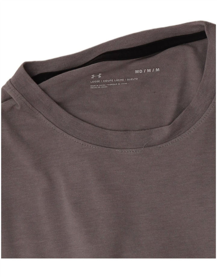 Under Armour Mens Graphic Top Long Sleeve Medium Grey