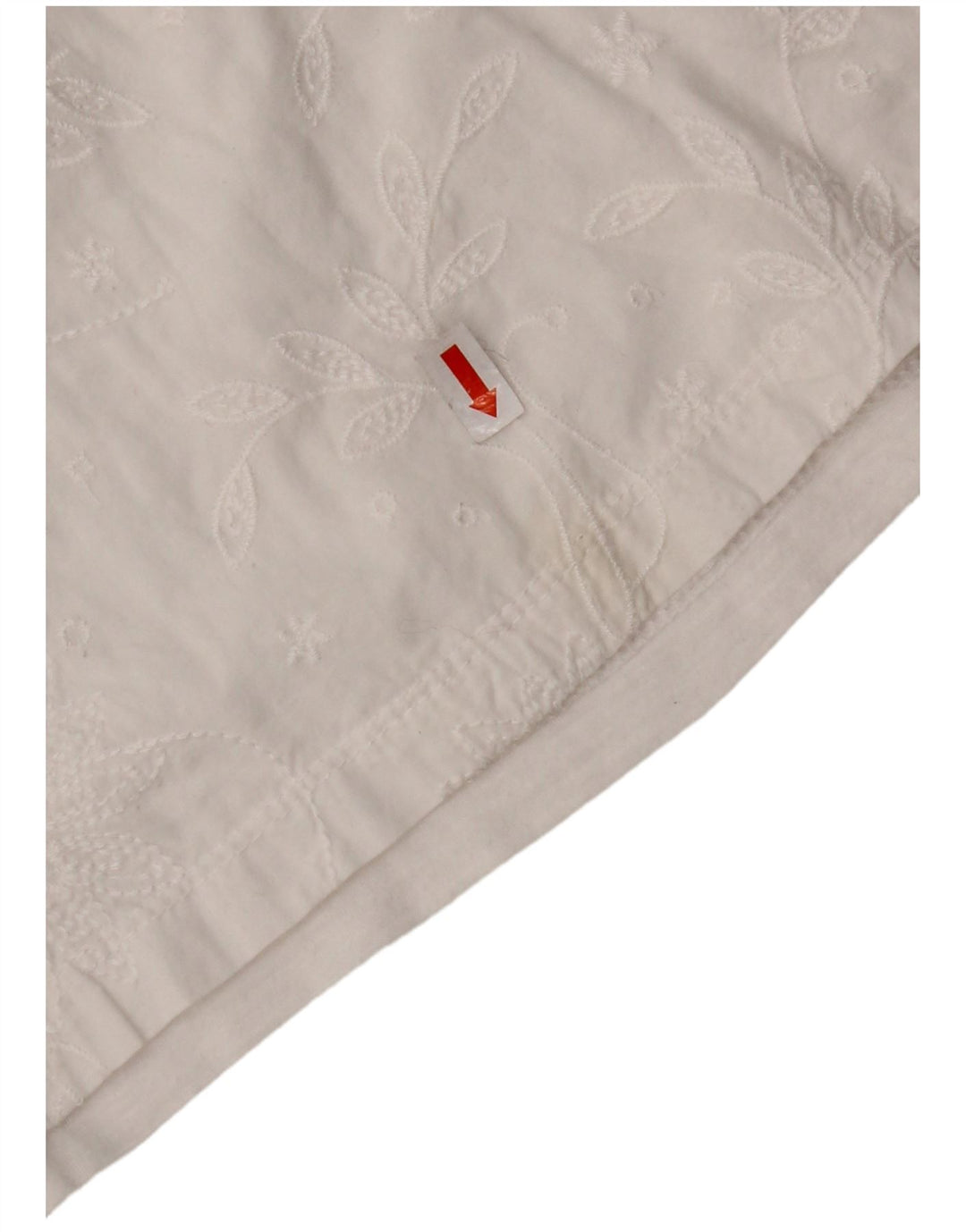 NAPAPIJRI Womens 3/4 Sleeve Blouse Top UK 10 Small White Floral