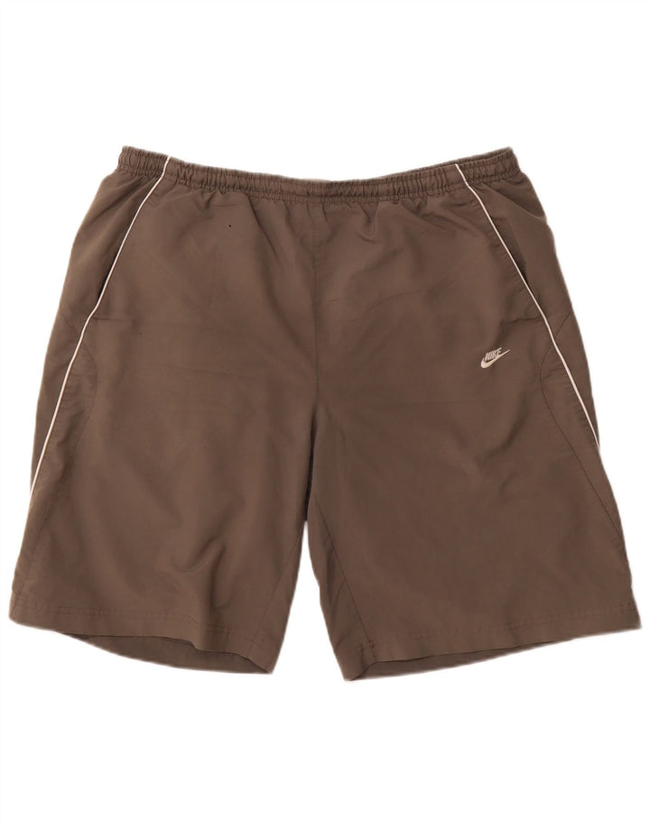 NIKE Mens Sport Shorts XL Grey Polyester