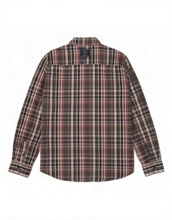 Timberland Boys Flannel Shirt Medium 15-16 Years Grey Plaid Cotton