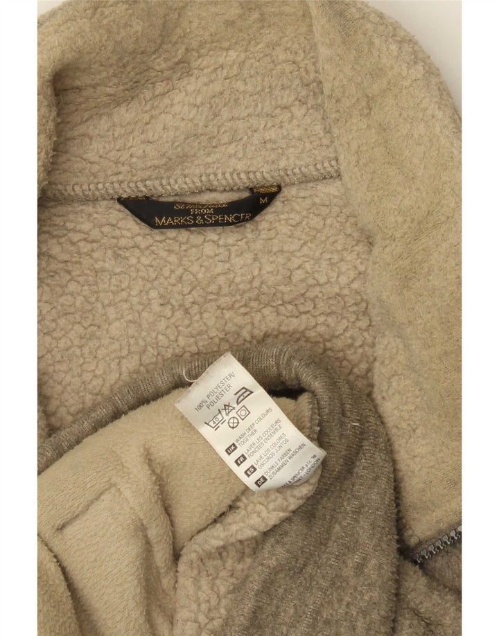 Marks & Spencer Mens St. Michael Tracksuit Top Jacket Medium Beige