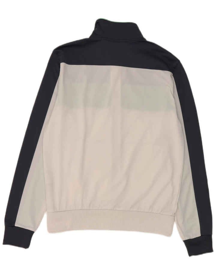 Puma Mens Tracksuit Top Jacket Medium White Colourblock Polyester