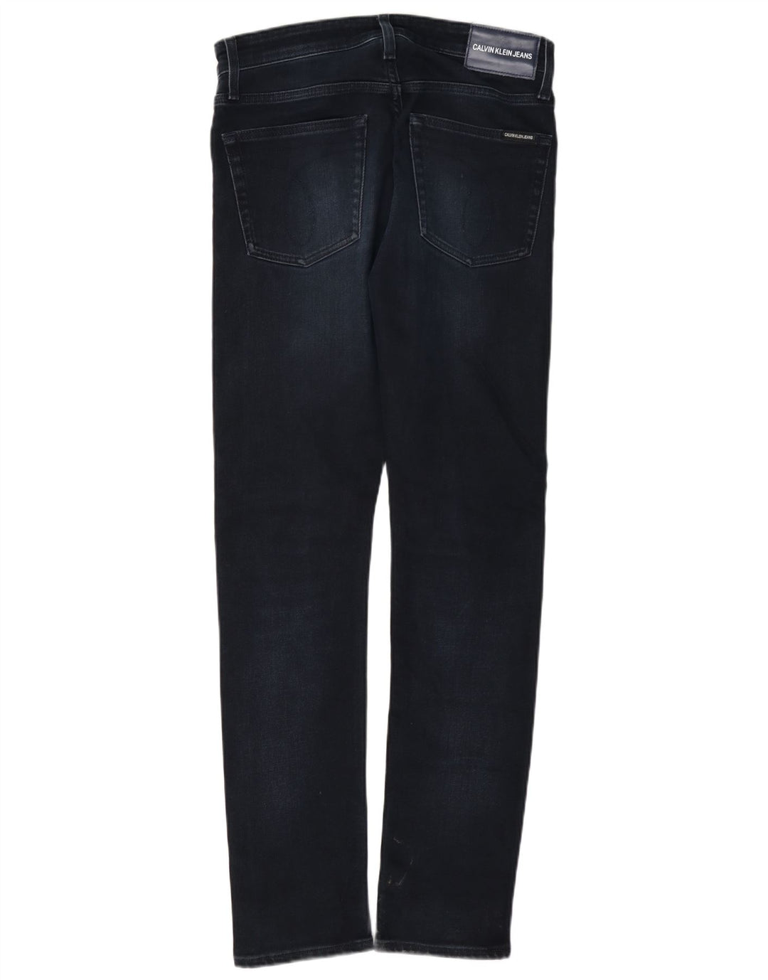 Calvin Klein Mens Slim Jeans W28 L32 Navy Blue Cotton