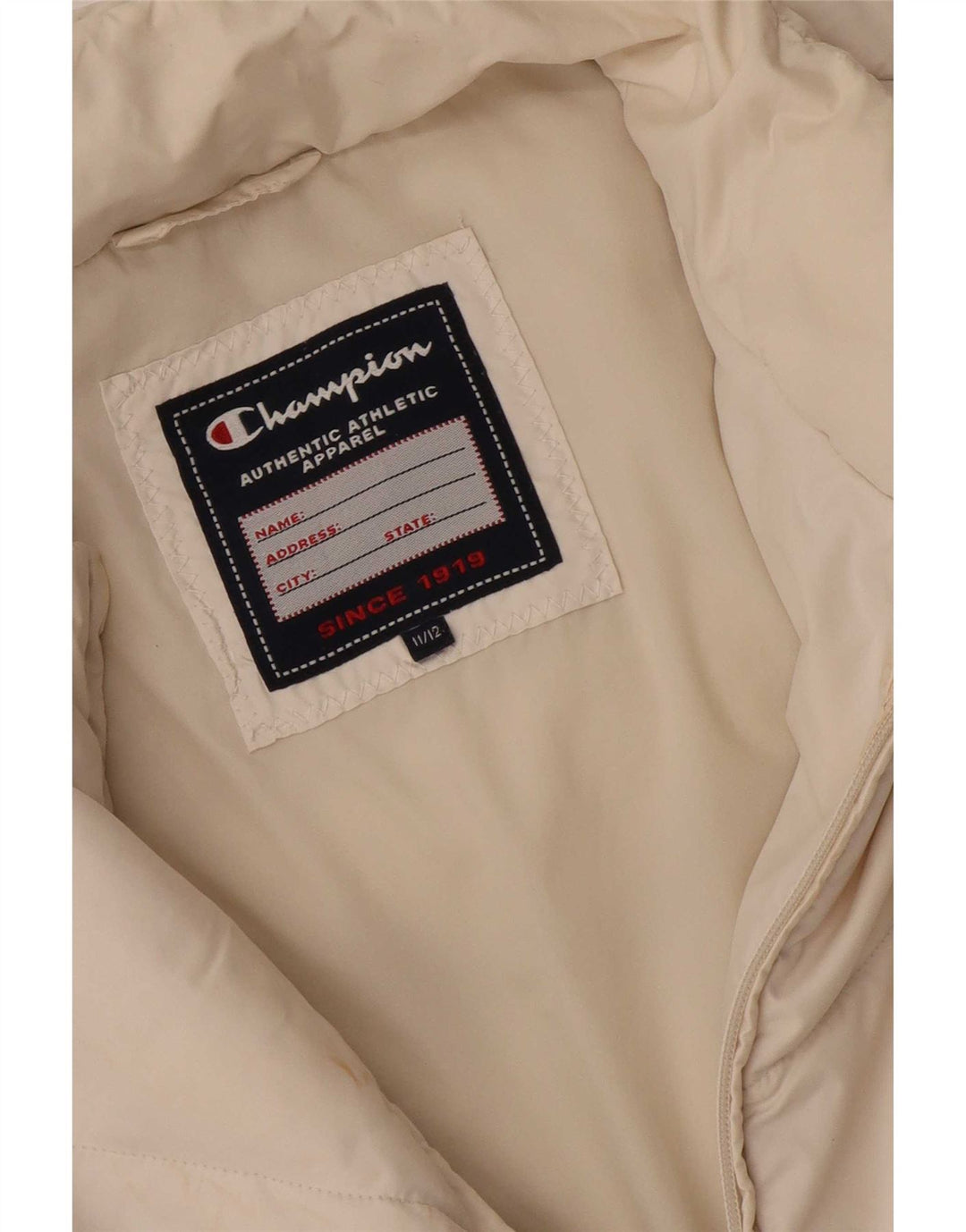 Champion Boys Padded Jacket 11-12 Years White