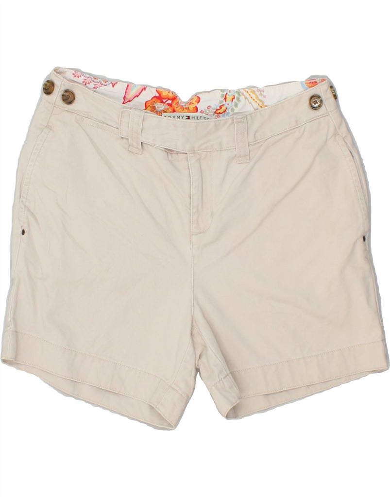 TOMMY HILFIGER Womens Chino Shorts US 4 Small W28 Beige Cotton | Vintage Tommy Hilfiger | Thrift | Second-Hand Tommy Hilfiger | Used Clothing | Messina Hembry 