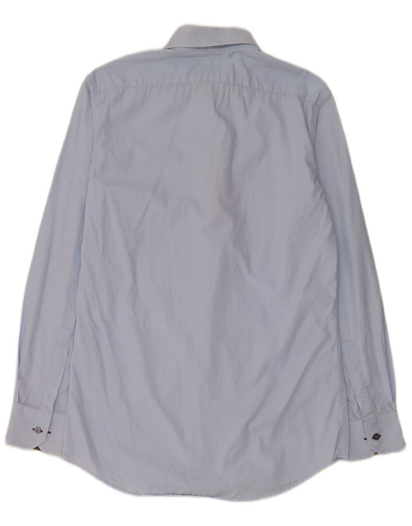 Paul Smith Mens Shirt Size 38 15 Medium Blue Cotton
