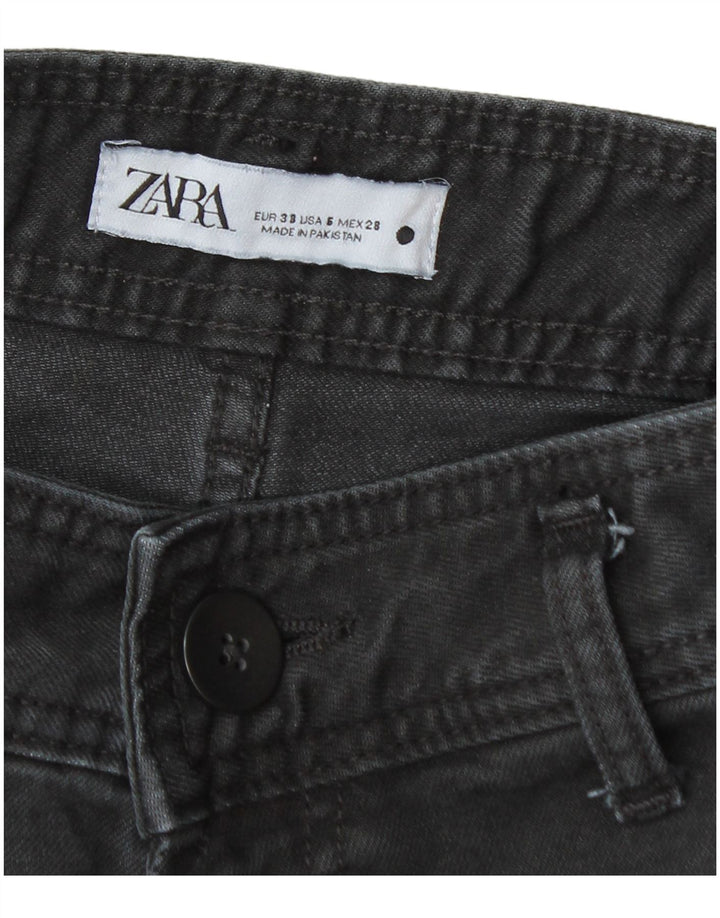 Zara Womens Wide Leg Jeans EU 38 Medium W28 L29 Navy Blue