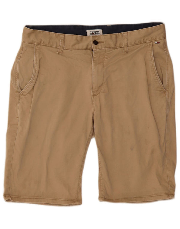 Tommy Hilfiger Mens Chino Shorts W33 Medium Beige Cotton