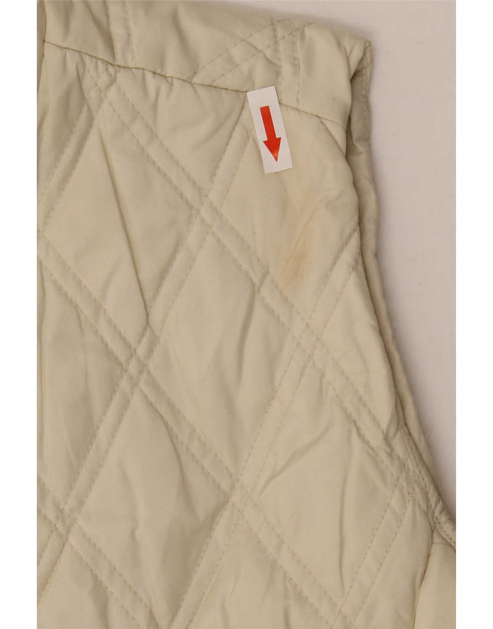 Murphy & Nye Womens Quilted Jacket UK 14 Medium White