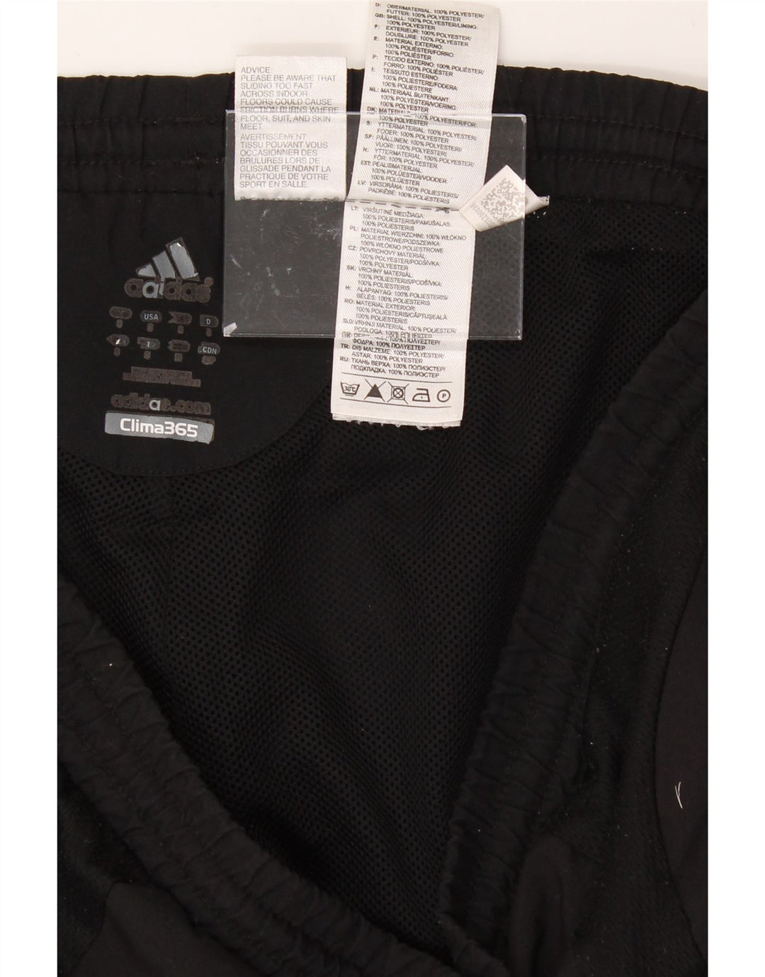ADIDAS Mens Clima 365 Bermuda Sport Shorts Small  Black Polyester Vintage Adidas and Second-Hand Adidas from Messina Hembry 