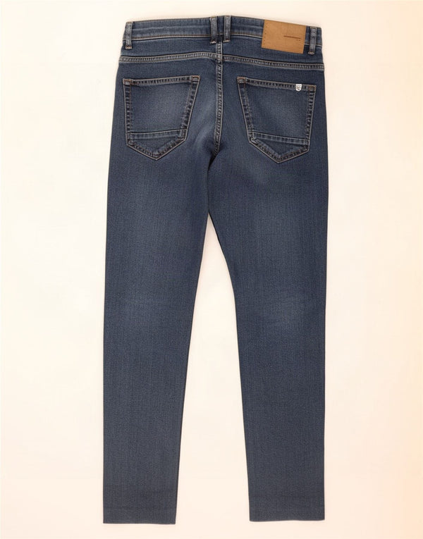 Zara Mens Slim Jeans EU 42 Large W32 L27 Blue Cotton