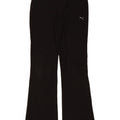 Puma Womens Flare Tracksuit Trousers UK 14 Large Black